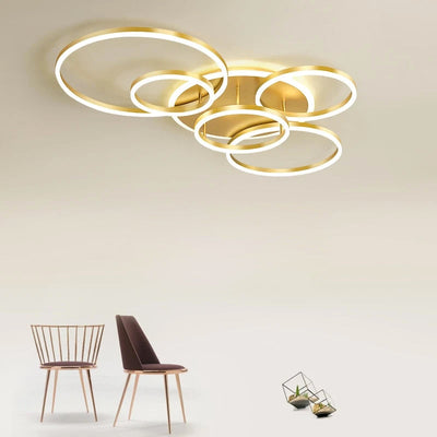 LunaRing LED Ceiling Light with Soft Tranquil Ambient Glow - OpalDwell