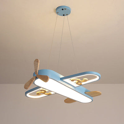 LumaPlane LED Airplane Pendant Light for Kids Bedroom - OpalDwell