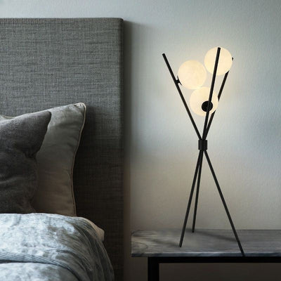 LunaGlow Moonlight Floor and Table Lamp For Modern Living Rooms - OpalDwell