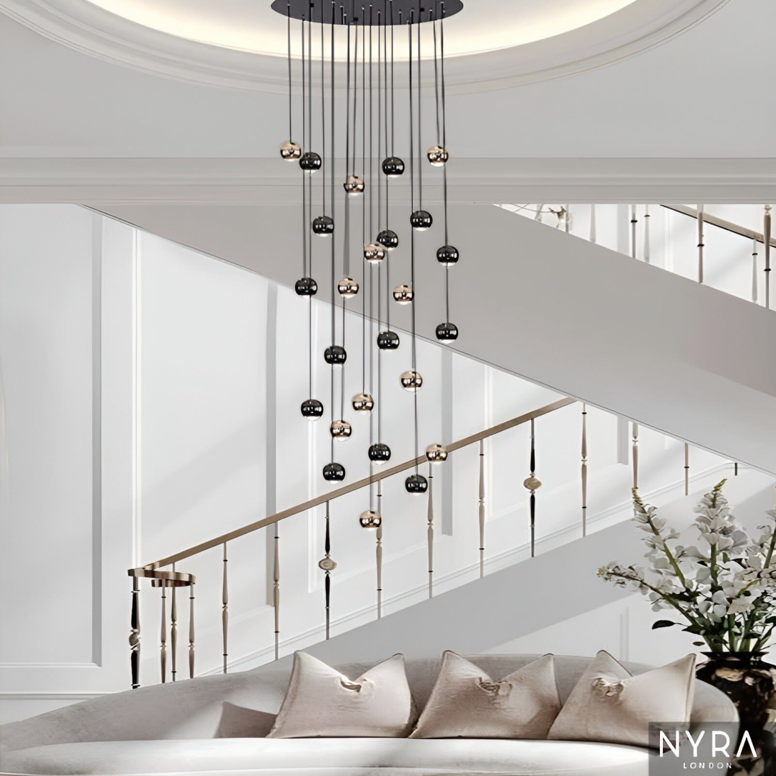 Avella Raindrop Glass Chandelier - OpalDwell
