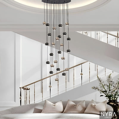 Avella Raindrop Glass Chandelier - OpalDwell