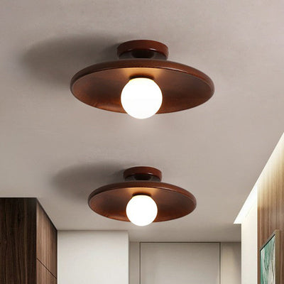 NovaHalo Flat Ceiling Light for Modern Minimalist Rooms - OpalDwell