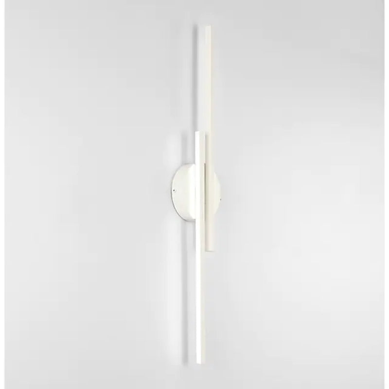 Fjordra Nordic Disc and Linear LED Wall Lamp Black White - OpalDwell