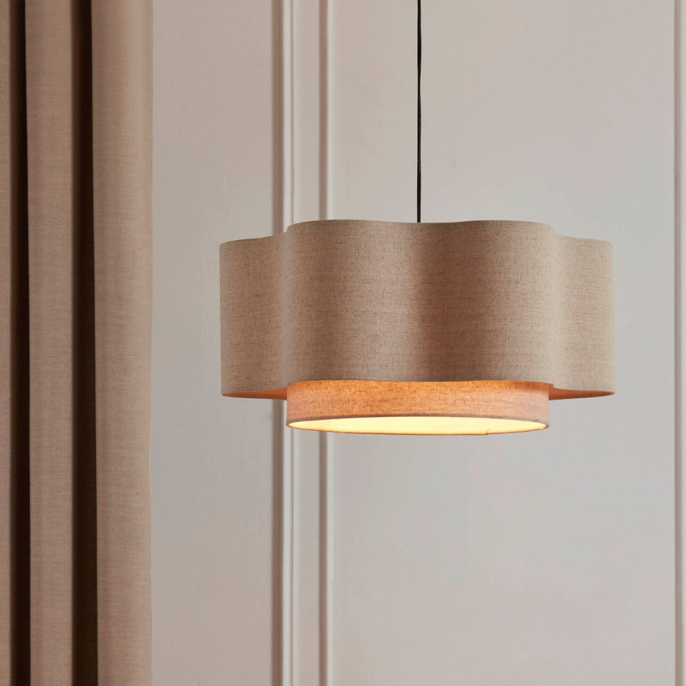 AstraNova Dual-Tier Flush Mount Ceiling Light With Soft Ambient Glow - OpalDwell