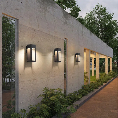 Aureto Geometric Outdoor Wall Light Modern Waterproof IP65 - OpalDwell
