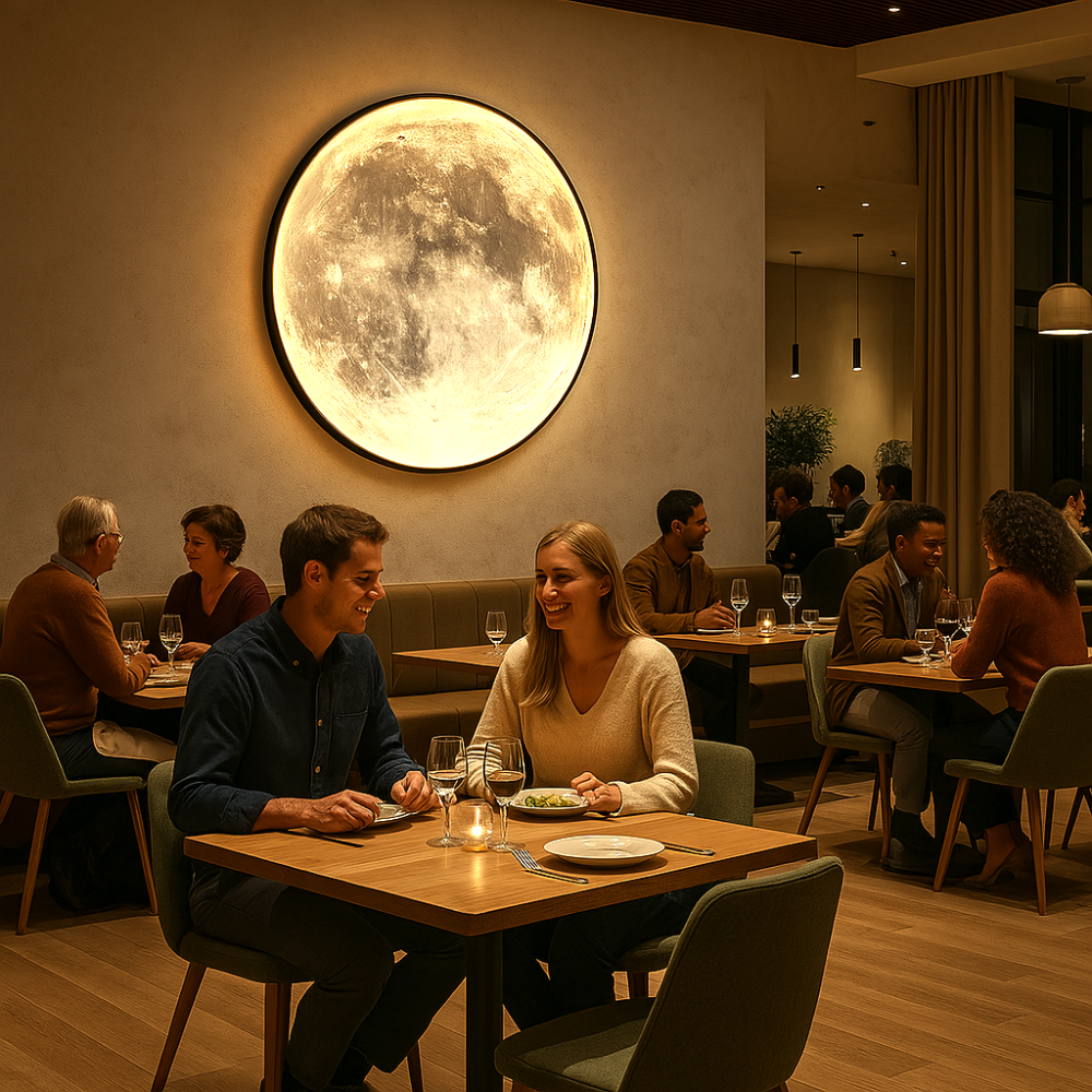 Noctara Moon Atmosphere Lamp Dimmable Ambient Light for Bedroom and Living Room - OpalDwell