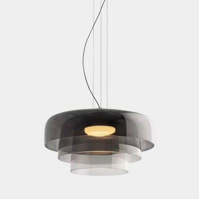 FjordLumen Glass Pendant Light Norwegian Craft Lighting - OpalDwell