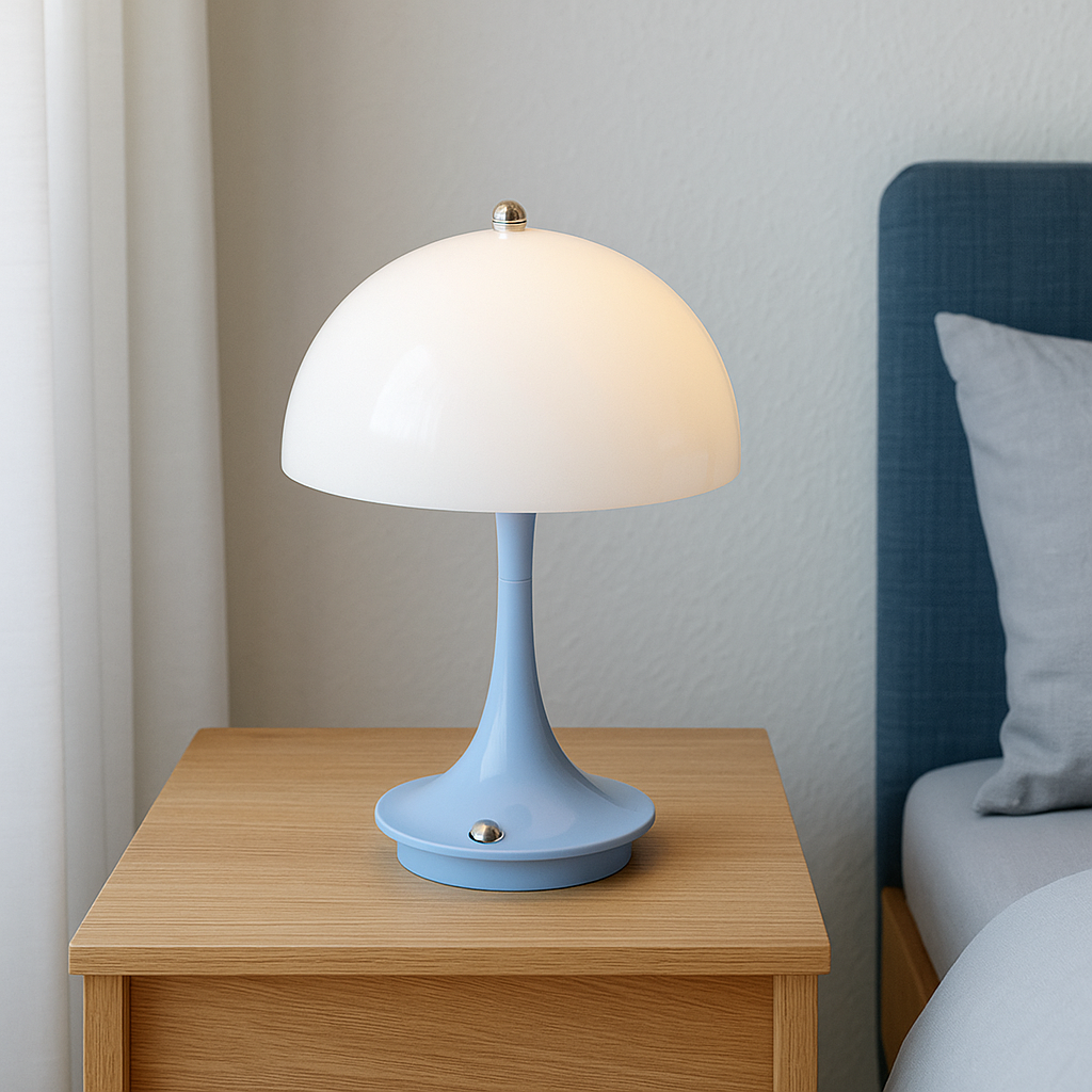 Mushroom Table Lamp With Soft Warm Ambient Lighting For Cosy Spaces - OpalDwell