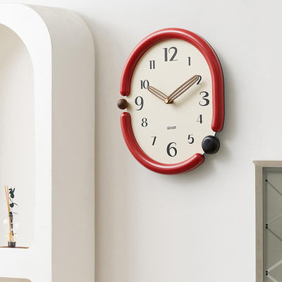 NovaTwist Wall Clock Avant Garde Timepiece for Modern Interiors OpalDwell