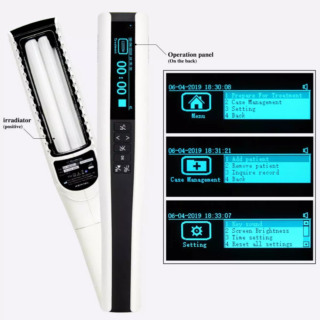Lumara Pocket UVB Light Therapy Lamp 311nm For Psoriasis And Vitiligo - OpalDwell