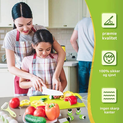 KidoChef Safe Kitchen Set for Kids Fun Cooking Kit Bundle - OpalDwell
