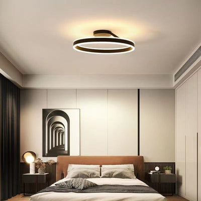 LumaAura Gold LED Ceiling Light for Living Rooms and More OpalDwell