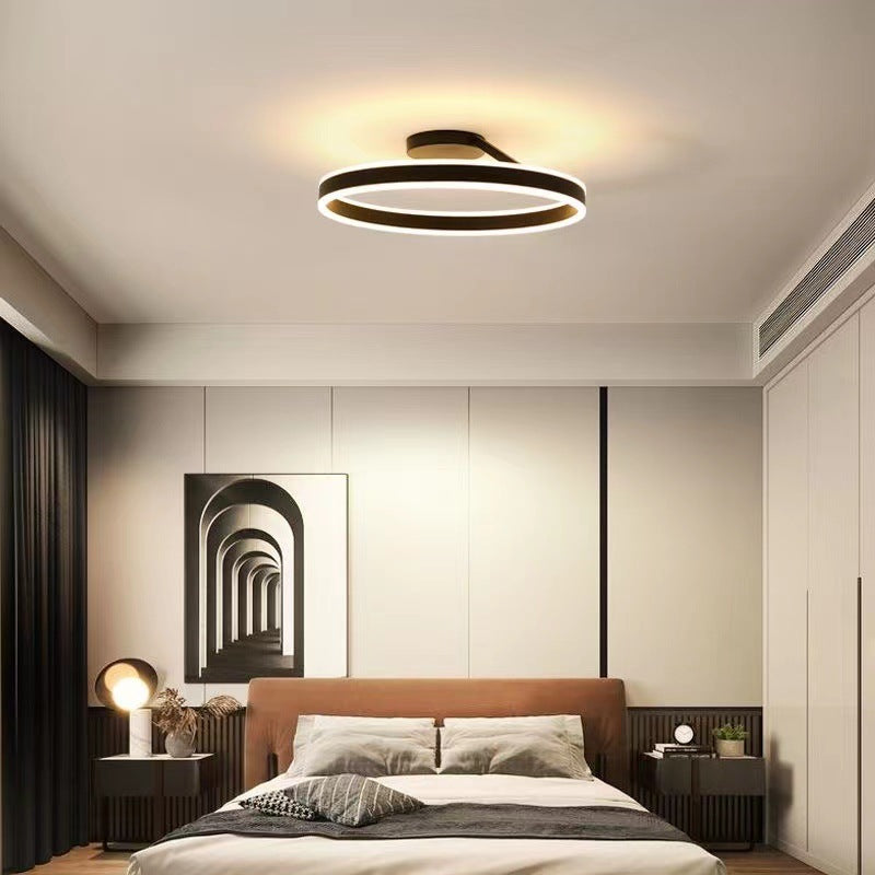 LumaAura Gold LED Ceiling Light for Living Rooms and More OpalDwell