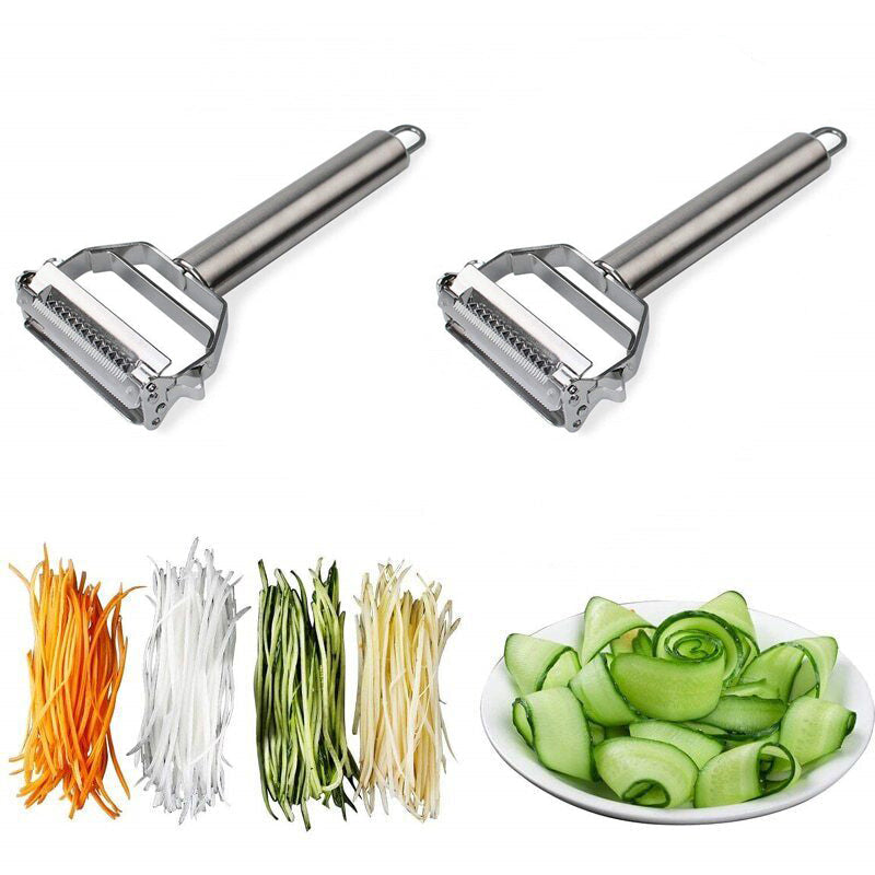 NovaPeel Dual-Blade Peeler for Easy Julienne Slicing - OpalDwell