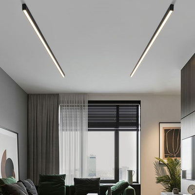 Noirline Black Linear Ceiling and Wall Light Modern - OpalDwell