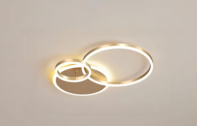 LumenNova Orbit Ring Ceiling Light With Celestial Glow - OpalDwell