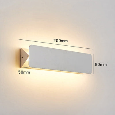 NovaLume LED Metal Indoor Wall Lamp Rotatable White - OpalDwell