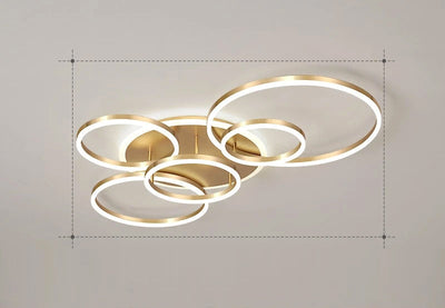 LunaRing LED Ceiling Light with Soft Tranquil Ambient Glow - OpalDwell