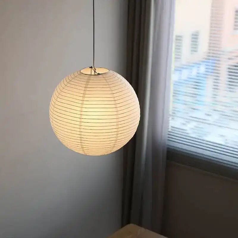 Aurelia Parisian Paper Balloon Pendant Light With Warm Glow - OpalDwell