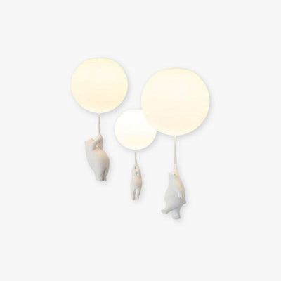 BrioBear Balloon Pendant Light for Nurseries and Kids Rooms - OpalDwell