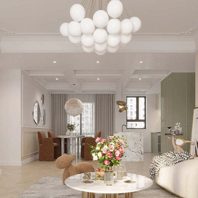 LumeSphere LED Pendant Light in Black and Gold Finish - OpalDwell