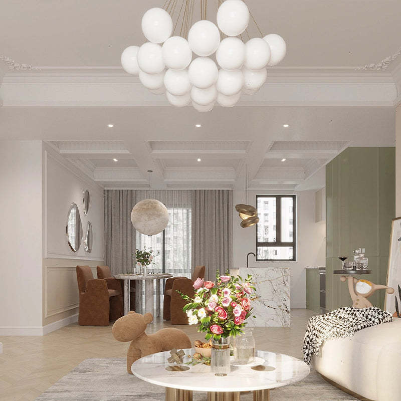 LumeSphere LED Pendant Light in Black and Gold Finish - OpalDwell