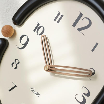 NovaTwist Wall Clock Avant Garde Timepiece for Modern Interiors OpalDwell