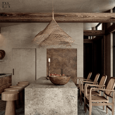 Vintage Woven Chandelier | OpalDwell - OpalDwell