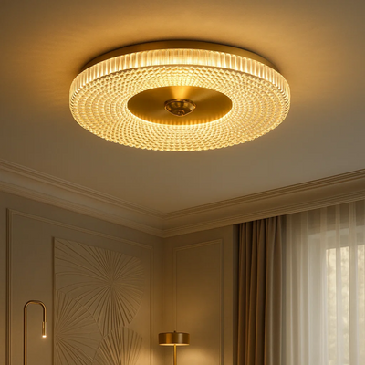 Luminia Slim LED Ceiling Light in Metal & Acrylic Finish OpalDwell