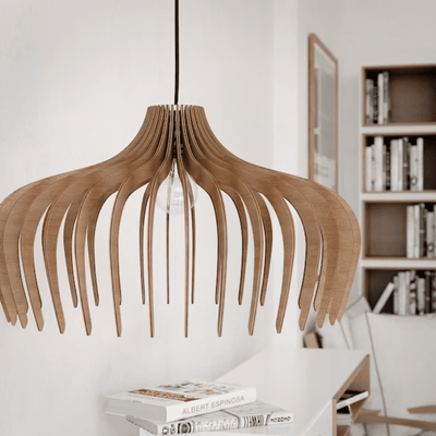 Rowan | Wooden Chandelier - OpalDwell