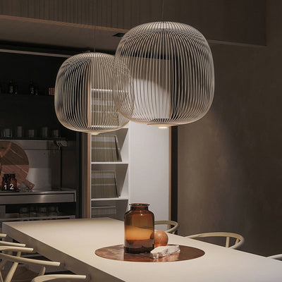 AeroSpire Spoke Pendant Light With Kaleidoscopic Shade | Spokes OpalDwell
