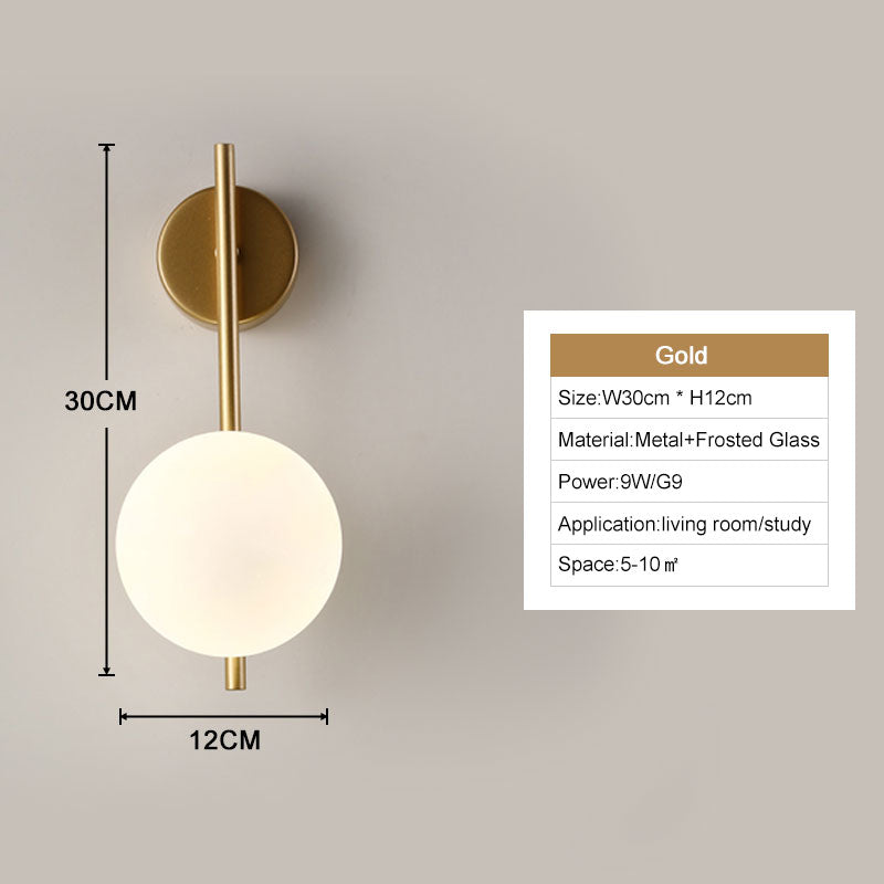 LumaNova Modern LED Wall Lights for Home Decor and Ambience OpalDwell