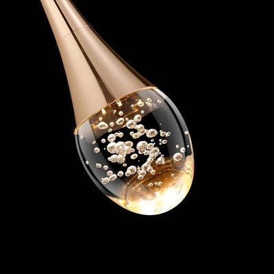 Glass Pendant Light with Warm Glow - Vetra | OpalDwell - OpalDwell