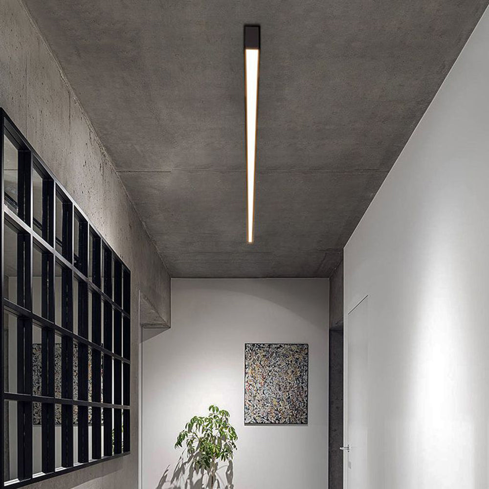 Noirline Black Linear Ceiling and Wall Light Modern - OpalDwell