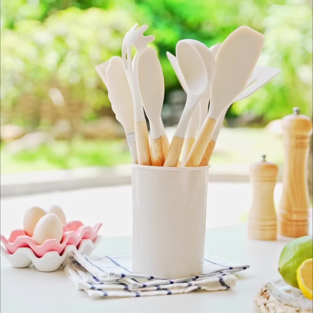 CulinaPro | 12-Piece Silicone Cooking Tool Set - OpalDwell