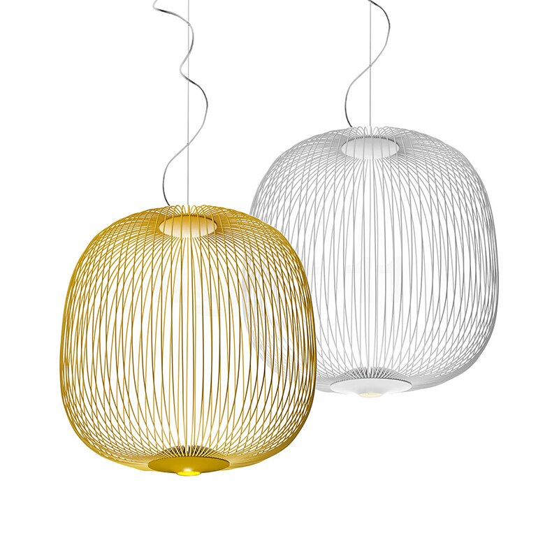 Spokes Suspension Pendant Light With Spoke Motif 35 Cm Diameter 135 Cm High - OpalDwell