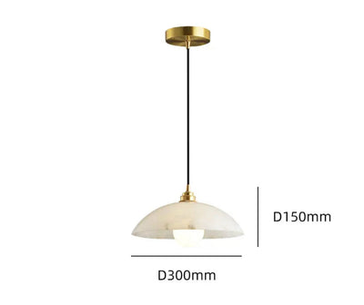 Elara | Alabaster & Marble Hanging Lamps - OpalDwell