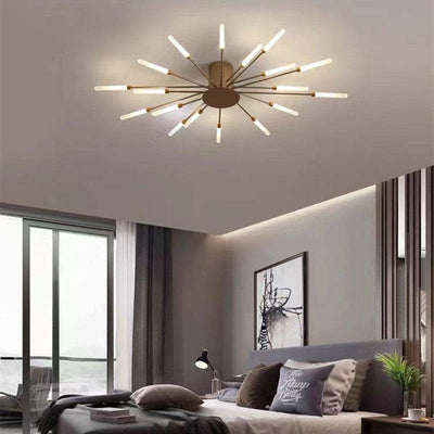 Asterra Modern Ceiling Lamp for Living Room and Bedroom OpalDwell