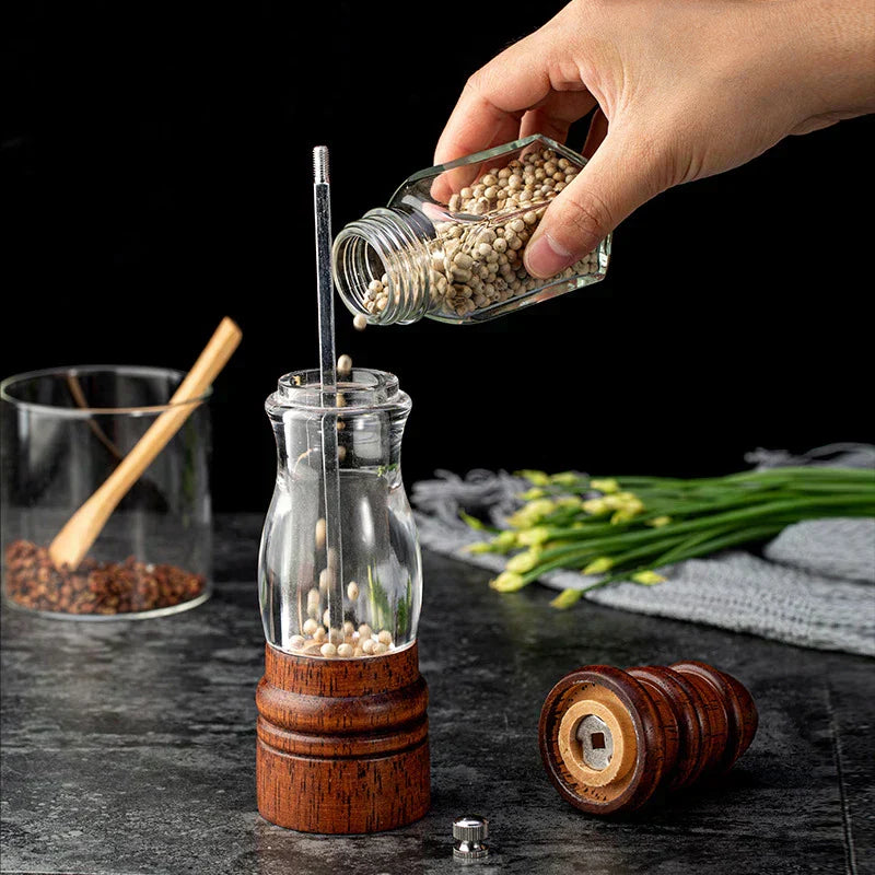 Salt and Pepper Mills in Solid Wood | OpalDwell - OpalDwell
