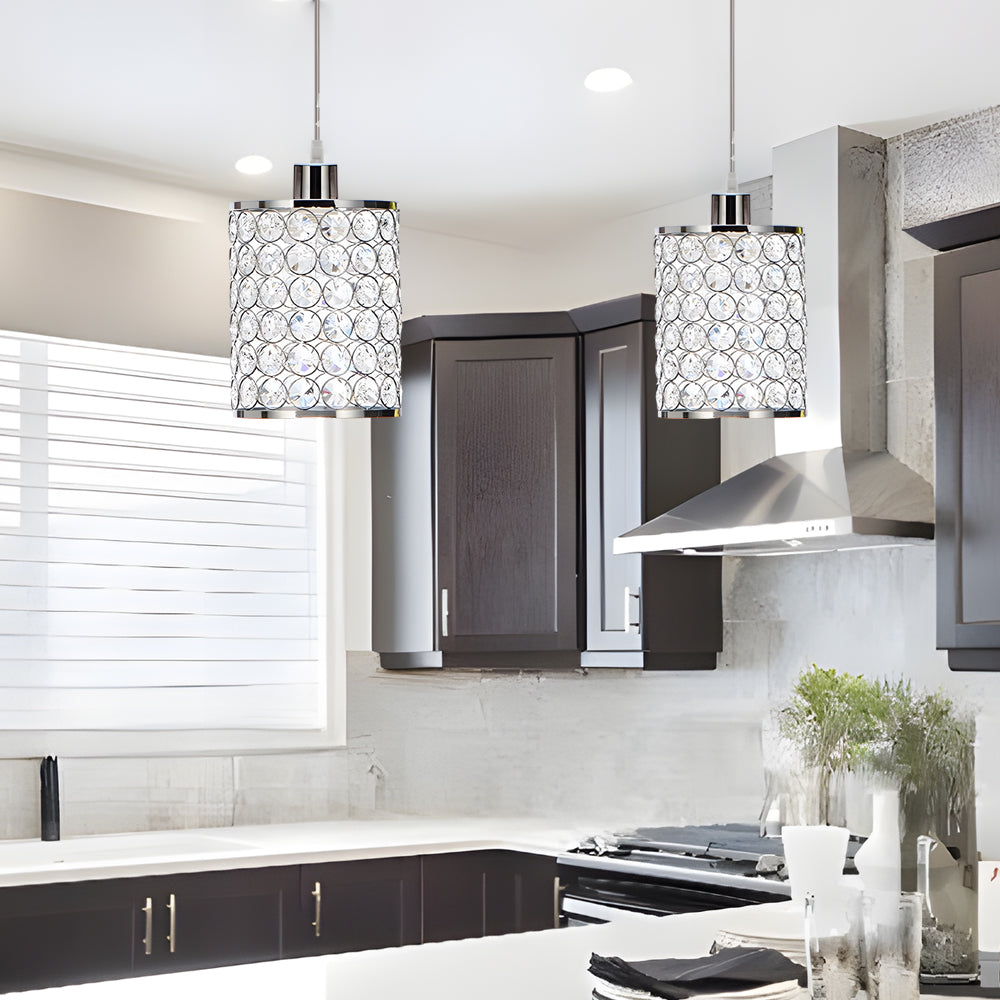 CrystaForm Crystal Geometric Pendant Light for Modern Homes - OpalDwell