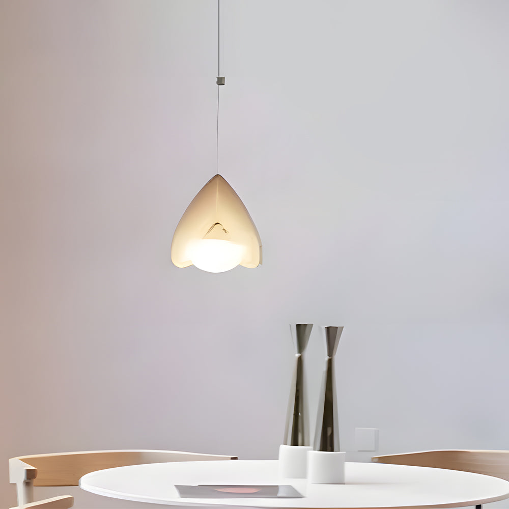 NovaLume Linear Pendant Light in White Matte Metal - OpalDwell