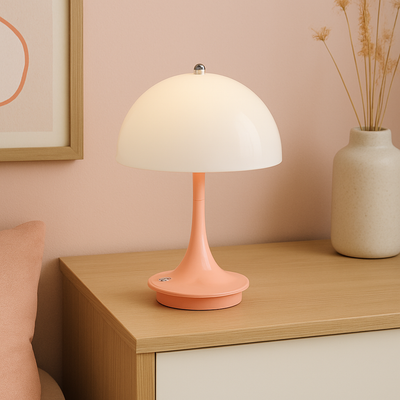 Mushroom Table Lamp With Soft Warm Ambient Lighting For Cosy Spaces - OpalDwell