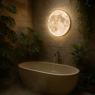 Noctara Moon Atmosphere Lamp Dimmable Ambient Light for Bedroom and Living Room - OpalDwell