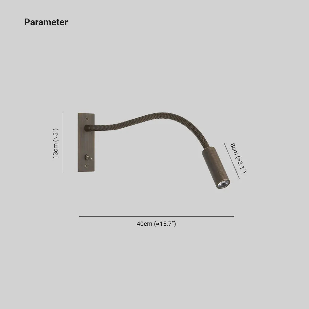 NexaLux Adjustable Reading Wall Spotlight Lamp With LED - OpalDwell