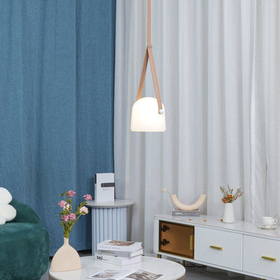 AerisLume | Modern Glass and Metal Pendant Lamp for Homes - OpalDwell