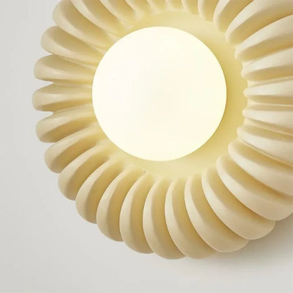 Lyria Resin Wall Lamp Modern Ambient Lighting Soft Glow - OpalDwell