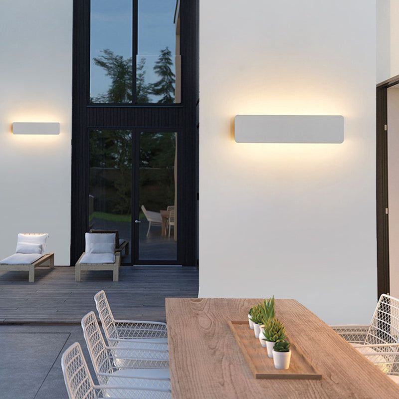 NovaLume LED Metal Indoor Wall Lamp Rotatable White - OpalDwell