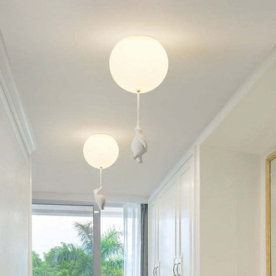 LumiBear Balloon Pendant Light for Nursery Ceiling - OpalDwell