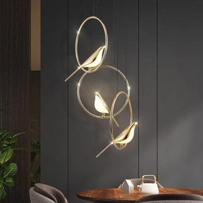 LumaBird Circle LED Pendant Light for Modern Ceilings - OpalDwell