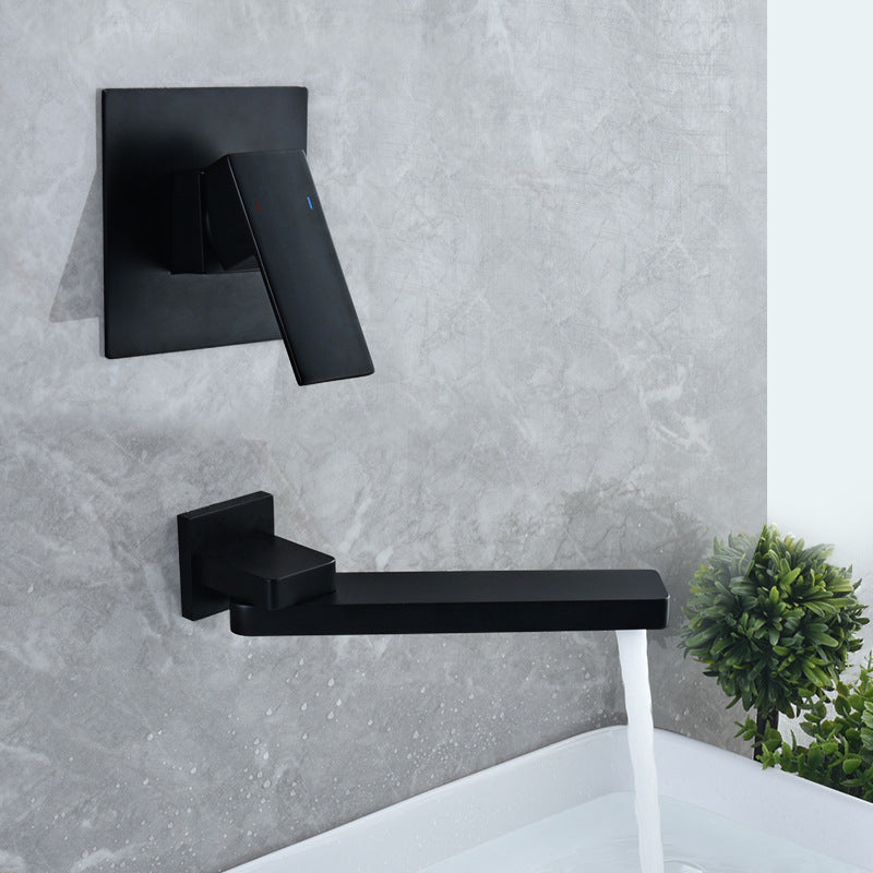 Aureli | Wall-Mounted Single-Handle Bathroom Sink Faucet | OpalDwell OpalDwell